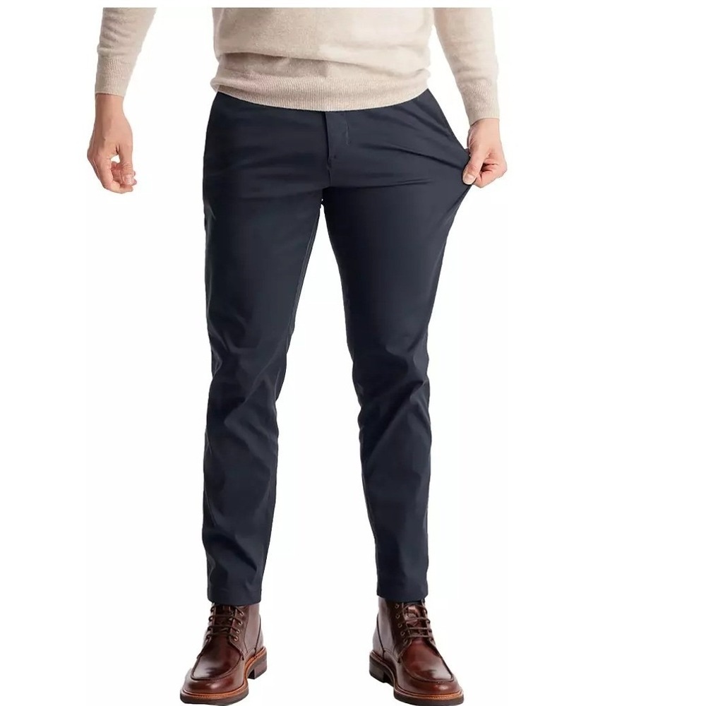 Birdogs Boomstick Pants Mens 32x30 Gray Chino Stretch Slim Fit Travel (31x29)